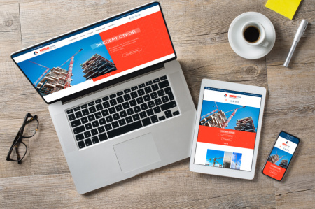 ExpertStroi - сайт строительной компании