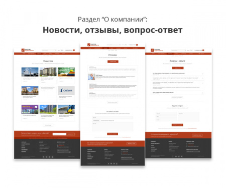 Современный адаптивный сайт агентства недвижимости