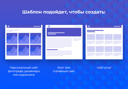 STARt: Phantom - бесплатный сайт-портфолио