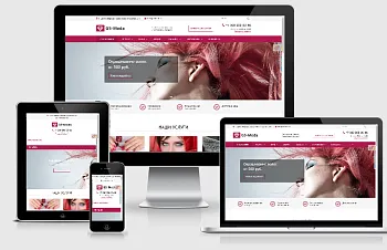 GS: Moda - Сайт салона красоты с каталогом